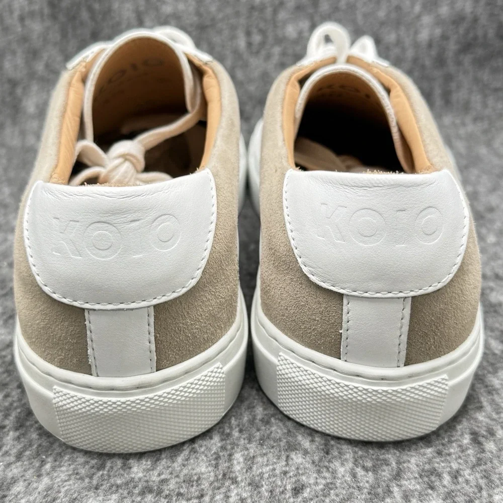 Koio Capri Low White Leather Sneakers EU 40 Mens 7 Womens 9 New Italy Dust Bag
